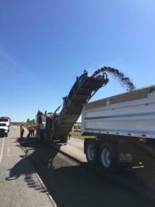 Resurfacing on Hwy 1 