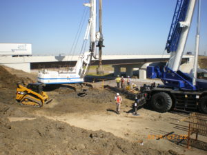 South Pile Pour 1